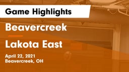 Beavercreek  vs Lakota East  Game Highlights - April 22, 2021