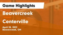 Beavercreek  vs Centerville Game Highlights - April 28, 2022