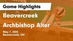 Beavercreek  vs Archbishop Alter  Game Highlights - May 7, 2022