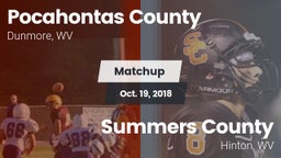 Matchup: Pocahontas County vs. Summers County  2018