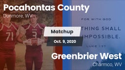 Matchup: Pocahontas County vs. Greenbrier West  2020