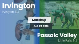 Matchup: Irvington High vs. Passaic Valley  2016