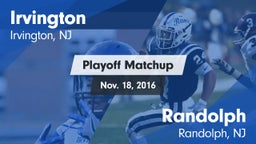 Matchup: Irvington High vs. Randolph  2016