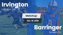 Matchup: Irvington High vs. Barringer  2018