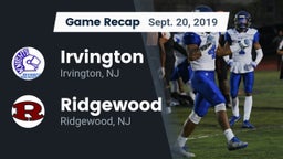Recap: Irvington  vs. Ridgewood  2019