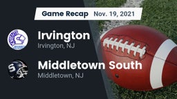 Recap: Irvington  vs. Middletown South  2021