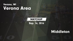 Matchup: Verona  vs. Middleton 2016