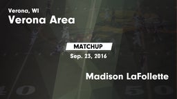 Matchup: Verona  vs. Madison LaFollette 2016