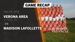 Recap: Verona Area  vs. Madison LaFollette 2016