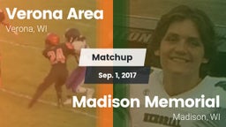 Matchup: Verona  vs. Madison Memorial  2017