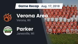 Recap: Verona Area  vs. Parker  2018