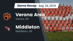 Recap: Verona Area  vs. Middleton  2018