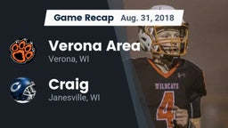 Recap: Verona Area  vs. Craig  2018