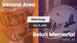 Matchup: Verona  vs. Beloit Memorial  2018