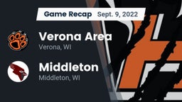 Recap: Verona Area  vs. Middleton  2022