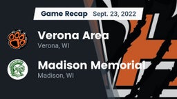 Recap: Verona Area  vs. Madison Memorial  2022