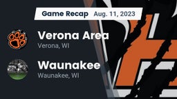 Recap: Verona Area  vs. Waunakee  2023