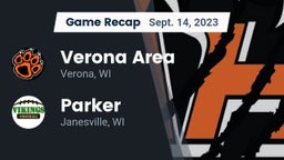 Recap: Verona Area  vs. Parker  2023