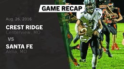 Recap: Crest Ridge  vs. Santa Fe  2016