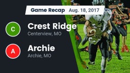 Recap: Crest Ridge  vs. Archie  2017