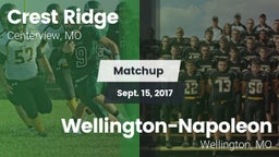 Matchup: Crest Ridge High vs. Wellington-Napoleon  2017