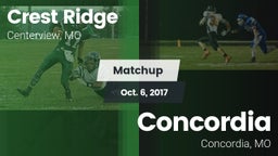 Matchup: Crest Ridge High vs. Concordia  2017