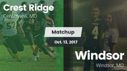 Matchup: Crest Ridge High vs. Windsor  2017