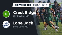 Recap: Crest Ridge  vs. Lone Jack  2017