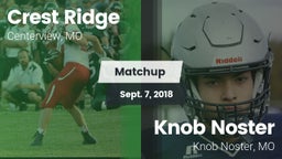 Matchup: Crest Ridge High vs. Knob Noster  2018