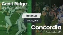 Matchup: Crest Ridge High vs. Concordia  2018