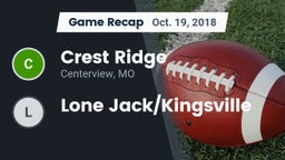 Recap: Crest Ridge  vs. Lone Jack/Kingsville 2018