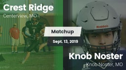 Matchup: Crest Ridge High vs. Knob Noster  2019