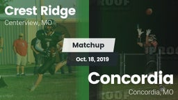 Matchup: Crest Ridge High vs. Concordia  2019