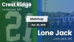 Matchup: Crest Ridge High vs. Lone Jack  2019