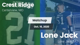 Matchup: Crest Ridge High vs. Lone Jack  2020