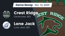 Recap: Crest Ridge  vs. Lone Jack  2020