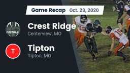 Recap: Crest Ridge  vs. Tipton  2020