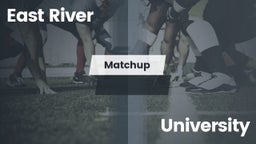 Matchup: East River High vs. University High 2016