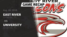 Recap: East River  vs. University  2016