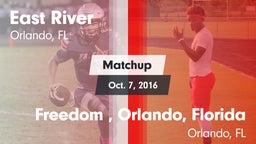 Matchup: East River High vs. Freedom , Orlando, Florida 2016