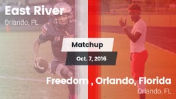 Matchup: East River High vs. Freedom , Orlando, Florida 2016