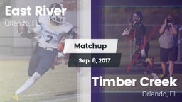 Matchup: East River High vs. Timber Creek  2017