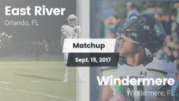 Matchup: East River High vs. Windermere  2017