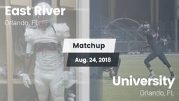 Matchup: East River High vs. University  2018