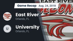 Recap: East River  vs. University  2018