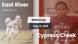 Matchup: East River High vs. Cypress Creek  2018