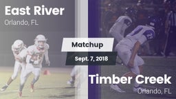 Matchup: East River High vs. Timber Creek  2018