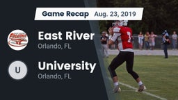 Recap: East River  vs. University  2019