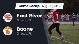 Recap: East River  vs. Boone  2019