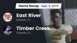 Recap: East River  vs. Timber Creek  2019